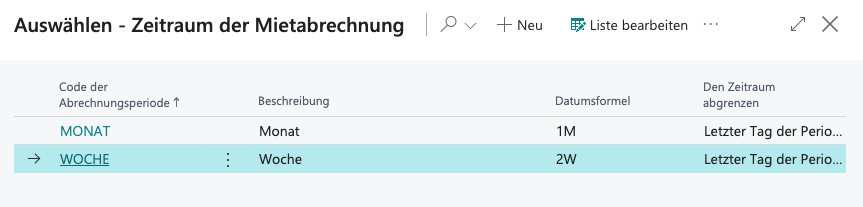 Mietabrechnung