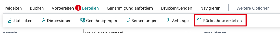 Mietrücknahme Navigieren