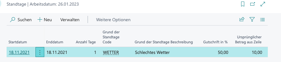 Standtage